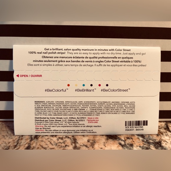 Color Street 𝐈𝐂𝐄 𝐈𝐂𝐄 𝐌𝐀𝐘𝐁𝐄 (retired) - Picture 3 of 4